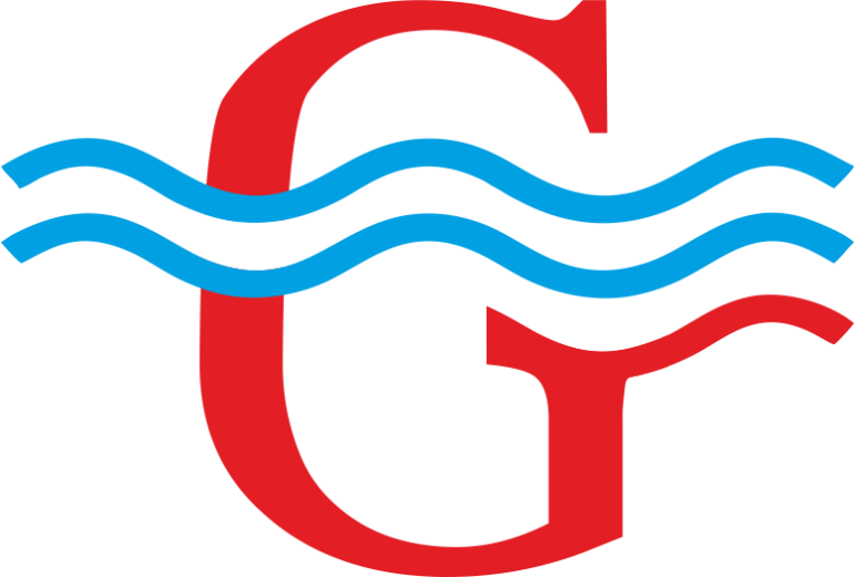 Gangtarang png logo with 2 curved lines depicting ganga river flow