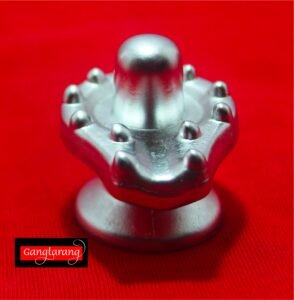 PARAD SHIVLING 12 JYOTIRLING by Gangtarang®: AAA Quality: Mantra Siddha Mercury Shivling (150g) - Image 2