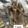 brass radha krishna