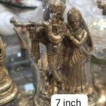 BRASS RADHA-KRISHNA 7 inch by Gangtarang®