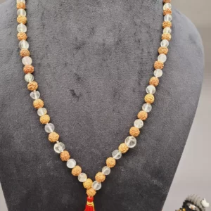 Rudraksha-Sphatik Mala