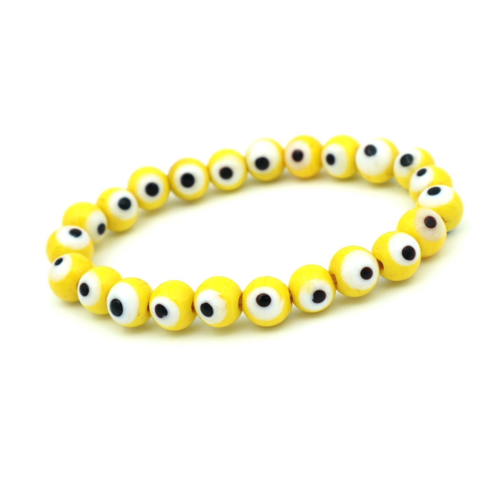 YELLOW EVIL EYE BRACELET