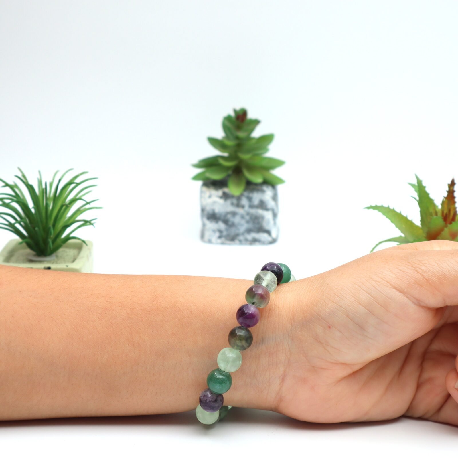 MULTI FLUORITE BRACELET