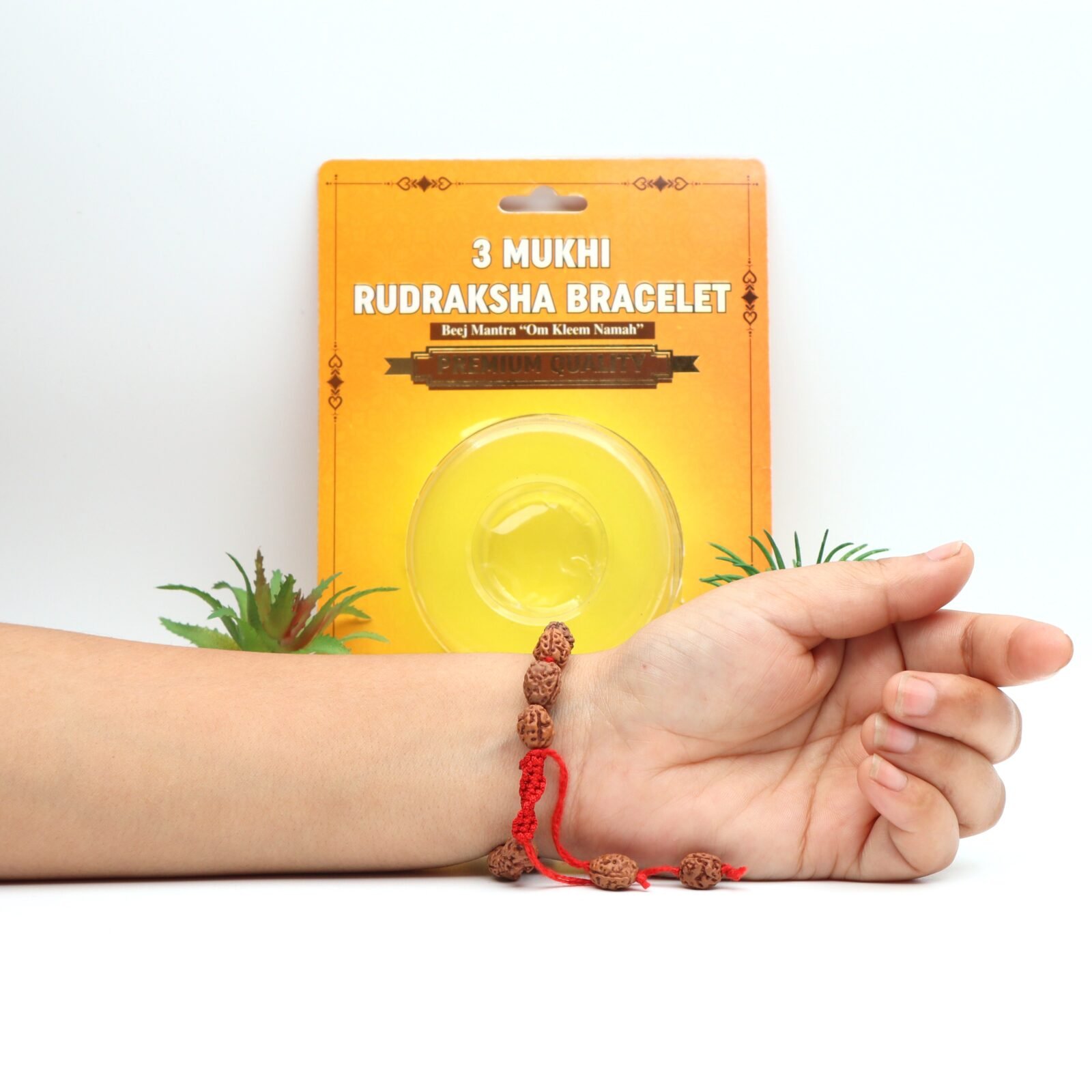 3 MUKHI RUDRAKSHA BRACELET