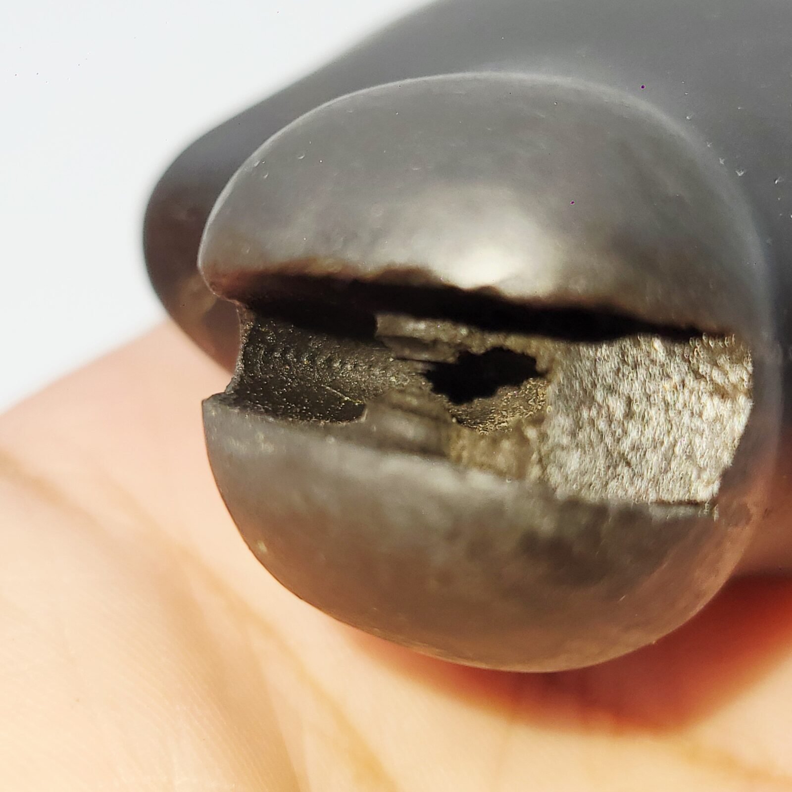 KURMA SHALIGRAM RAREST 4 CHAKRA NATURAL (2 IN MOUTH + 2 IN TAIL) - Image 14