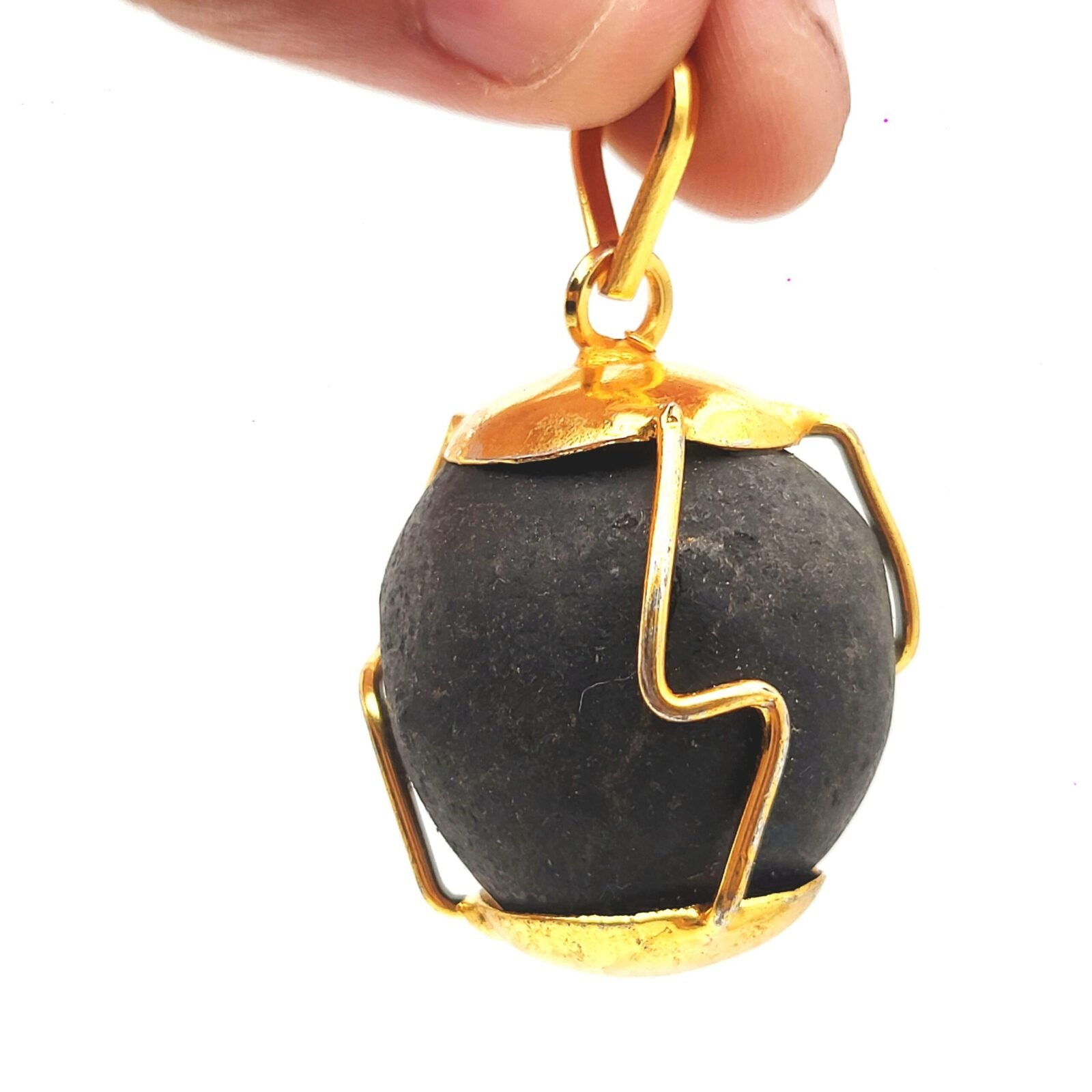 SHALIGRAM SHILA PENDANT in Brass by Gangtarang™ - Image 9