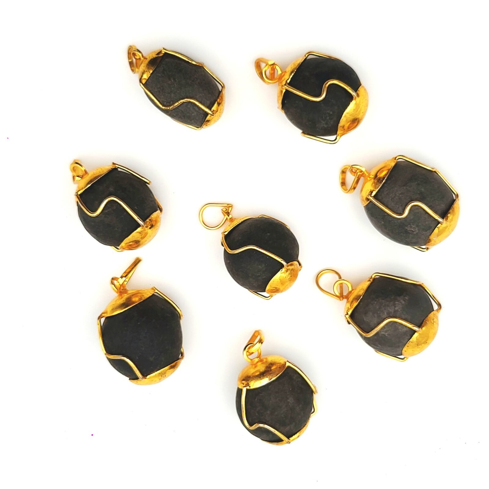 SHALIGRAM SHILA PENDANT in Brass by Gangtarang™ - Image 3