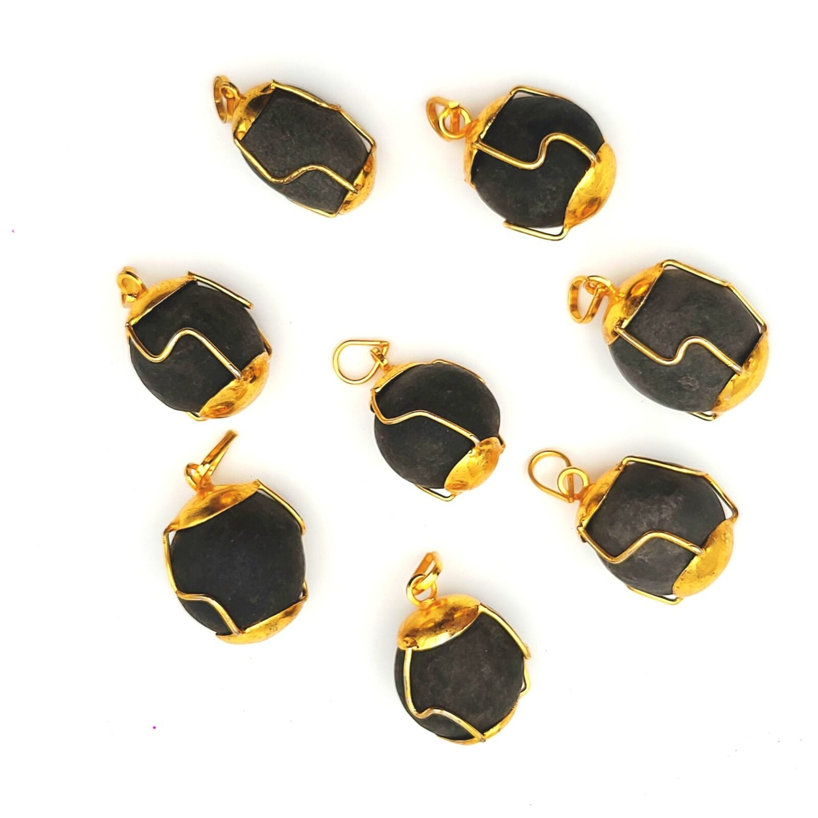 SHALIGRAM SHILA PENDANT in Brass by Gangtarang™ - Image 3