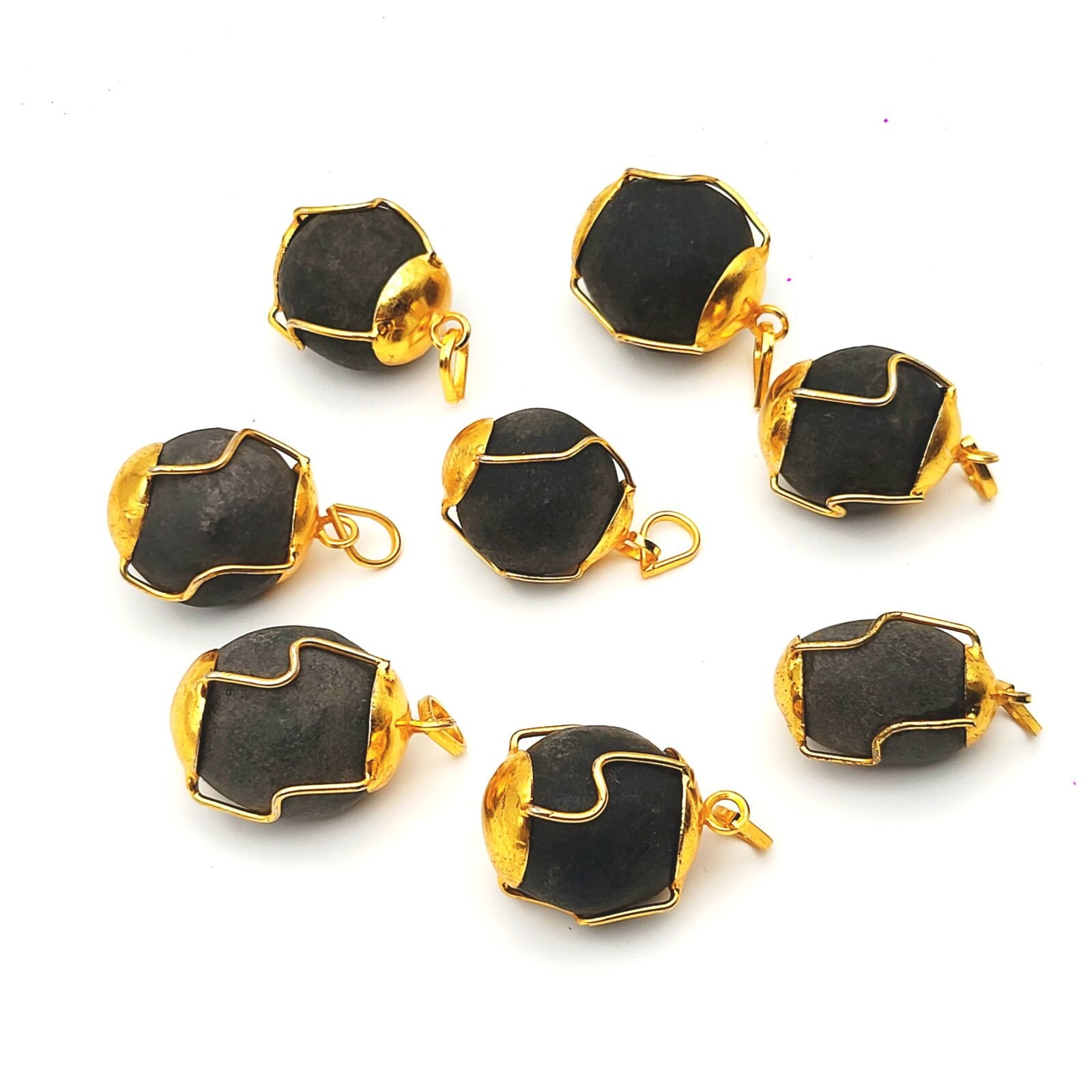 SHALIGRAM SHILA PENDANT in Brass by Gangtarang™ - Image 7