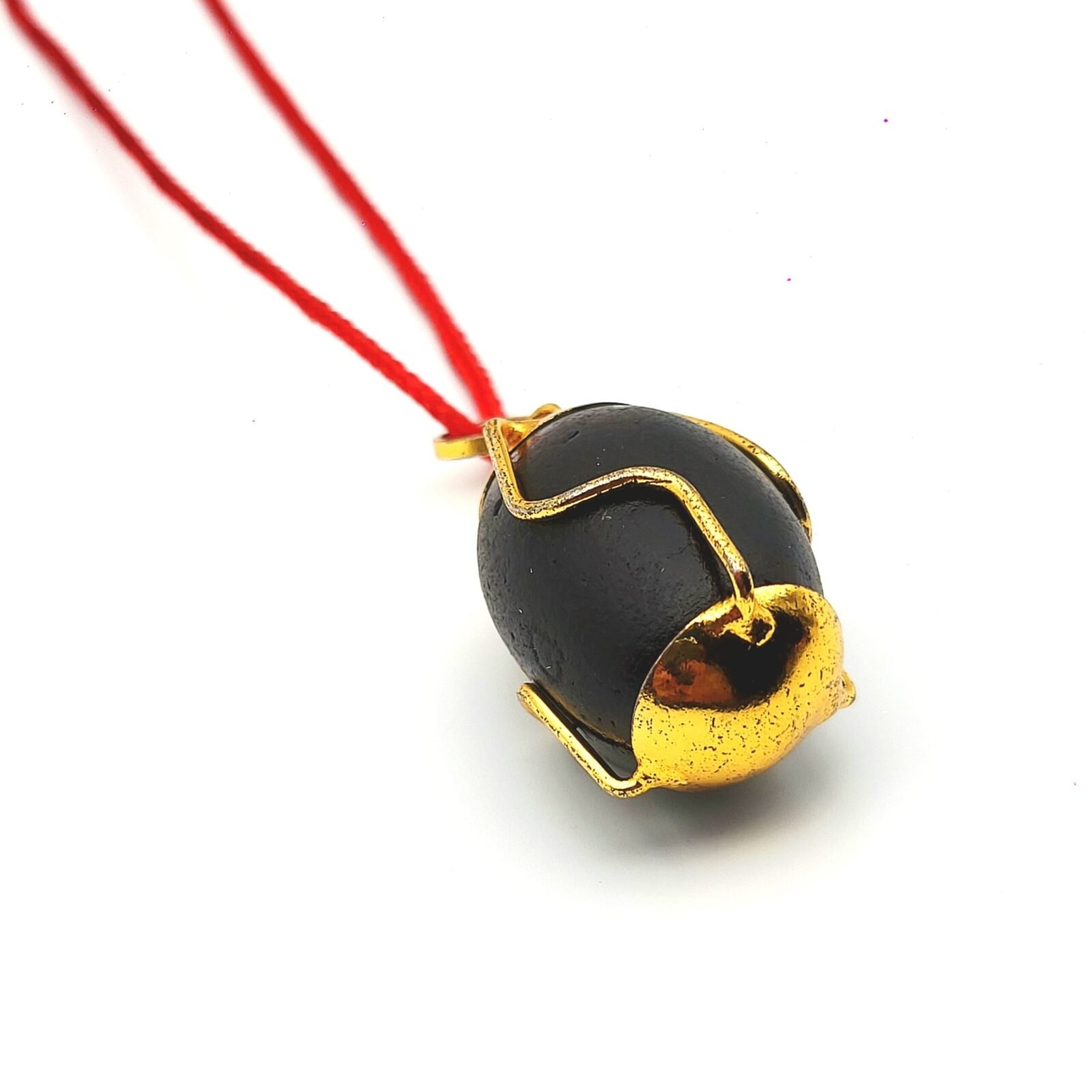 SHALIGRAM SHILA PENDANT in Brass by Gangtarang™ - Image 4