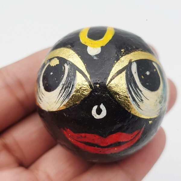 KRISHNA FACE SHALIGRAM | PAINTED SHILA by Gangtarang™