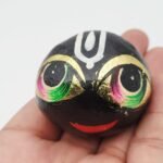 KRISHNA FACE SHALIGRAM | PAINTED SHILA by Gangtarang™