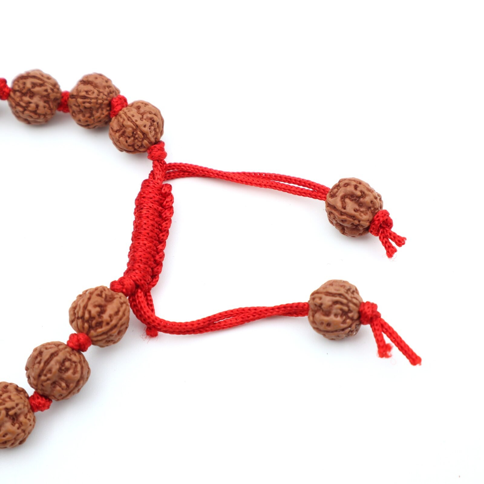 5 MUKHI RUDRAKSHA BRACELET (Adjustable Sliding Knot) by Gangtarang® with Lab Certificate - Image 6
