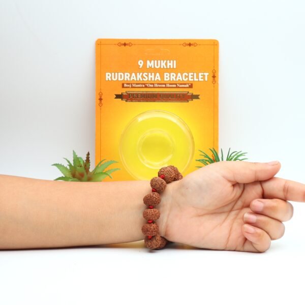 9 MUKHI RUDRAKSHA BRACELET