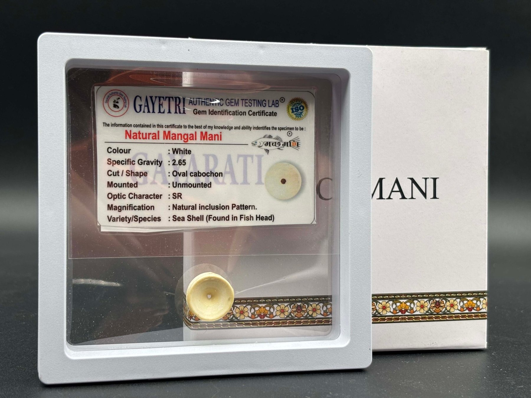 NATURAL MANGAL MANI by Gangtarang® - Govt Lab Certified 4 mangal mani